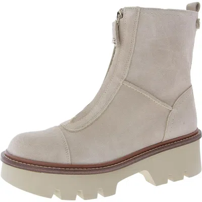Sam Edelman Cooper Womens Suede Chunky Ankle Boots In Multi