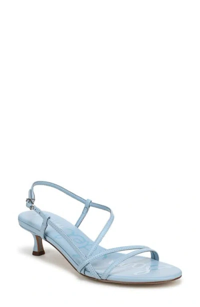 Sam Edelman Cora Slingback Kitten Heel Sandal In Blue