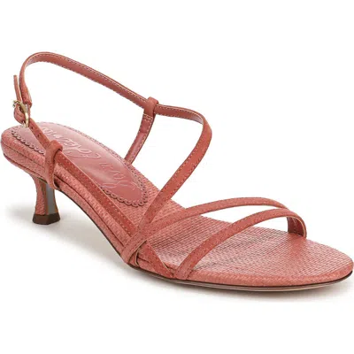 Sam Edelman Cora Slingback Kitten Heel Sandal In Red
