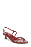 Sam Edelman Cora Slingback Kitten Heel Sandal In Red