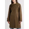 Sam Edelman Corduroy Collar Raincoat