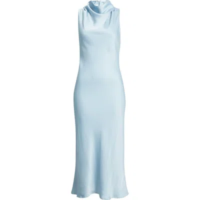 Sam Edelman Cowl Neck Maxi Dress In Blue