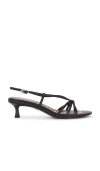 Sam Edelman Cressa Slingback Kitten Heel Sandal In 黑色