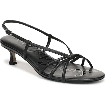 Sam Edelman Cressa Slingback Kitten Heel Sandal In Black