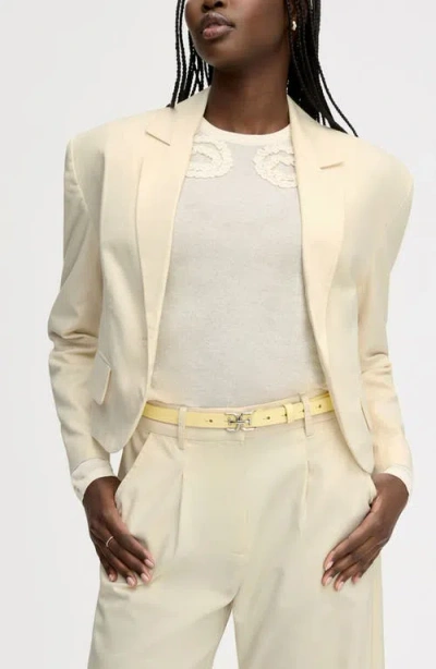 Sam Edelman Crop Blazer In Brown