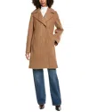 Sam Edelman Cutaway Coat In Brown