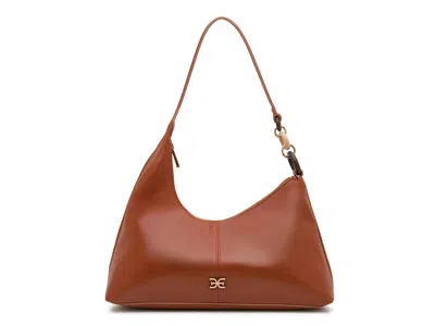 Sam Edelman Dakota Leather Shoulder Bag In Brown
