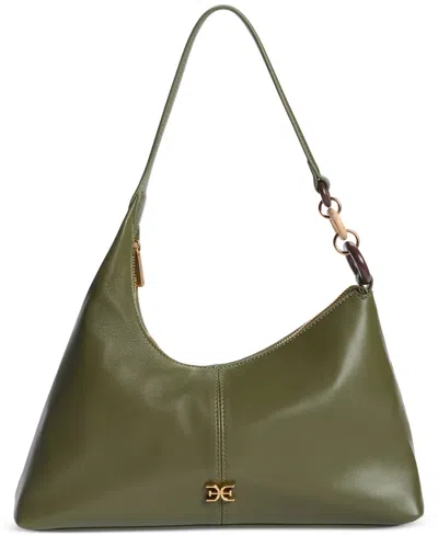 Sam Edelman Dakota Leather Shoulder Bag In Green