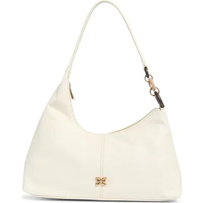 Sam Edelman Dakota Leather Shoulder Bag In White