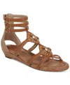 Sam Edelman Danica Gladiator Sandal Saddle Leather In Saddle,chai Cream