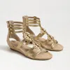 Sam Edelman Womens Embellished Faux Leather Gladiator Sandals In Multi