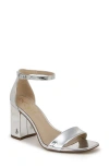 Sam Edelman Women's Daniella Two-piece Block-heel Sandals In Silver