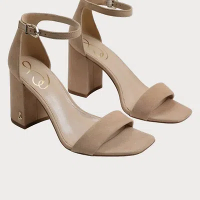 Sam Edelman Daniella Block Heel Sandal In Beige