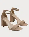 Sam Edelman Daniella Block Heel Sandal In Beige
