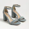 Sam Edelman Daniella Ankle Strap Sandal In Blue