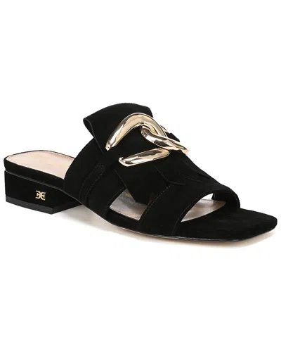 Sam Edelman Darby Leather Slide In Black