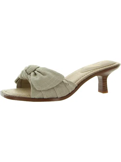 Sam Edelman Darcie Womens Padded Insole Square Toe Kitten Heels In Multi