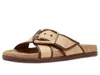 Sam Edelman Darla Slide Sandals In Brown