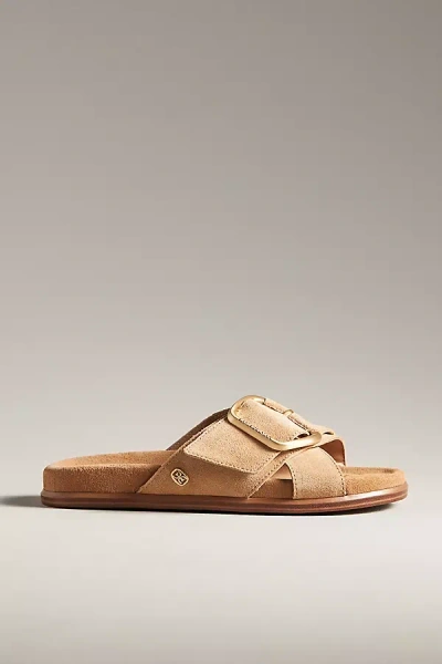 Sam Edelman Darla Slide Sandals In Beige