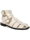 Sam Edelman Dawn Ankle Buckle Sandal Modern Ivory Leather In Multi