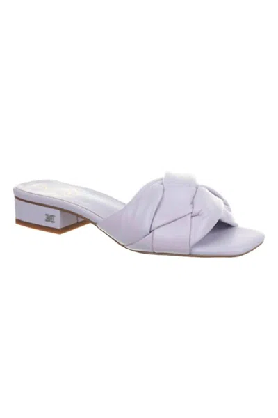 Sam Edelman Dawson Slide Sandal In Misty Lilac Leather In Purple