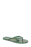 Sam Edelman Dean Jelly Flip Flop Green Garden Jelly