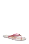 Sam Edelman Dean Jelly Thong Sandals In Pink
