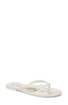 Sam Edelman Dean Jelly Flip Flop White Jelly In White