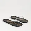 Sam Edelman Dean Jelly Flip Flop Clear Jelly