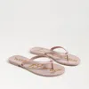 Sam Edelman Dean Jelly Flip Flop Rose Dust Jelly In Pink