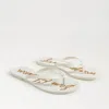 Sam Edelman Dean Jelly Flip Flop White Jelly