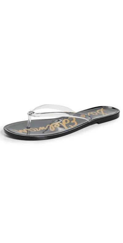 SAM EDELMAN DEAN JELLY FLIP FLOPS CLEAR