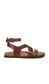 Sam Edelman Delia Sandal In Burntbrandy