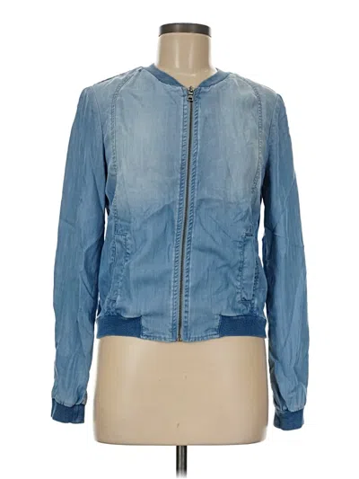 Pre-owned Sam Edelman Denim Jacket In Blue