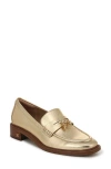 Sam Edelman Denise Tassel Penny Loafer Amber Gold Leather In Amber Gold