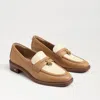 Sam Edelman Denise Tassel Penny Loafer Light Cashew Brown Leather In Tan