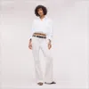 Sam Edelman Dith Long Sleeve Elastic Button Down Bright White In White