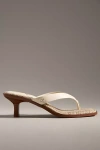 Sam Edelman Dollie Kitten-heel Thong Sandals In Modern Ivory