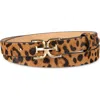 Sam Edelman Women's Ultra Skinny Studded Casual Belt In Brown
