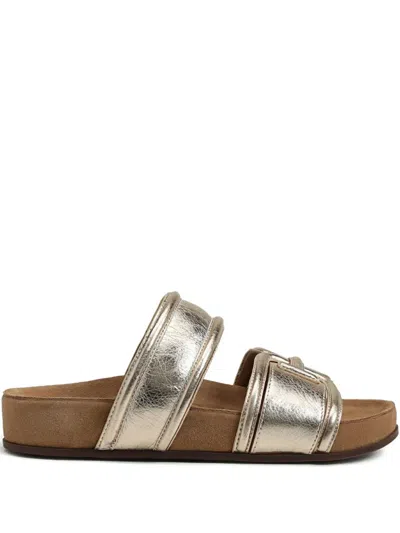 Sam Edelman Double-strap Leather Sandals