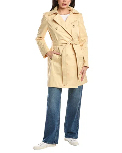 Sam Edelman Double-breasted Trench Coat In Neutral
