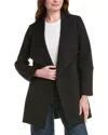 Sam Edelman Drape Front Jacket In Black