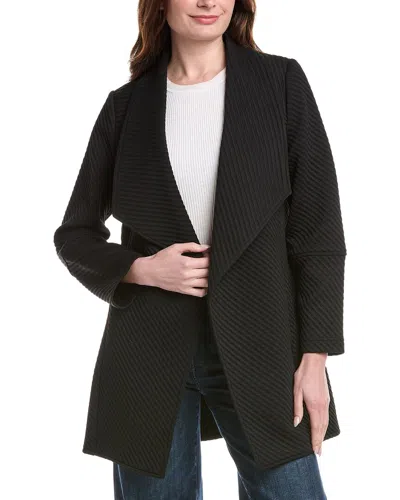 Sam Edelman Drape Front Jacket In Black