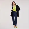 Sam Edelman Drape Front Jacket With Seam Detail Black In Black