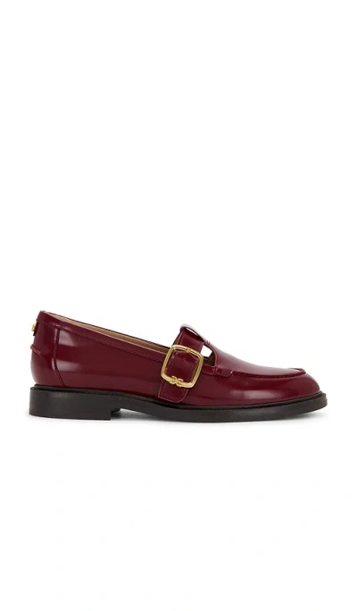 Sam Edelman Elaina Loafer In Burgundy