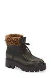 Sam Edelman Elara Faux Shearling Lug Sole Boot In Brown
