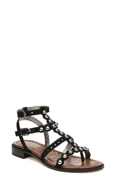 Sam Edelman Elisa Studded Gladiator Sandal In Black