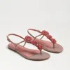 Sam Edelman Eliza Woven Thong Sandals In Pink