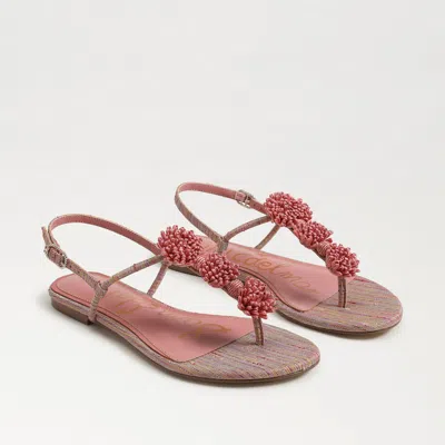 SAM EDELMAN SAM EDELMAN ELIZA THONG SANDAL PINK LILY STRIPE
