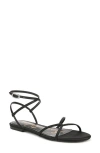 Sam Edelman Ellina Ankle Strap Sandal In Black Leather